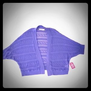 NWT Faded Glory 20/XXL Dolman Knit Shrug